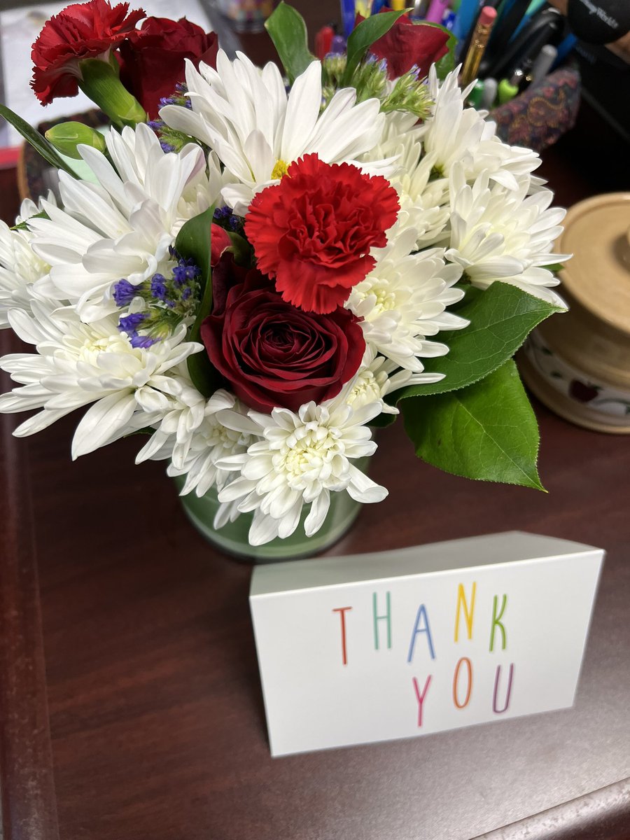 srspickard's tweet photo. Today was an absolutely incredible day. We had our #dewittcommunityshowcase and got to see so many families having such a great time. To top it all off I had a very sweet thank you card from a parent with these beautiful flowers. #BestDayYet https://t.co/htbVJ8WP3u