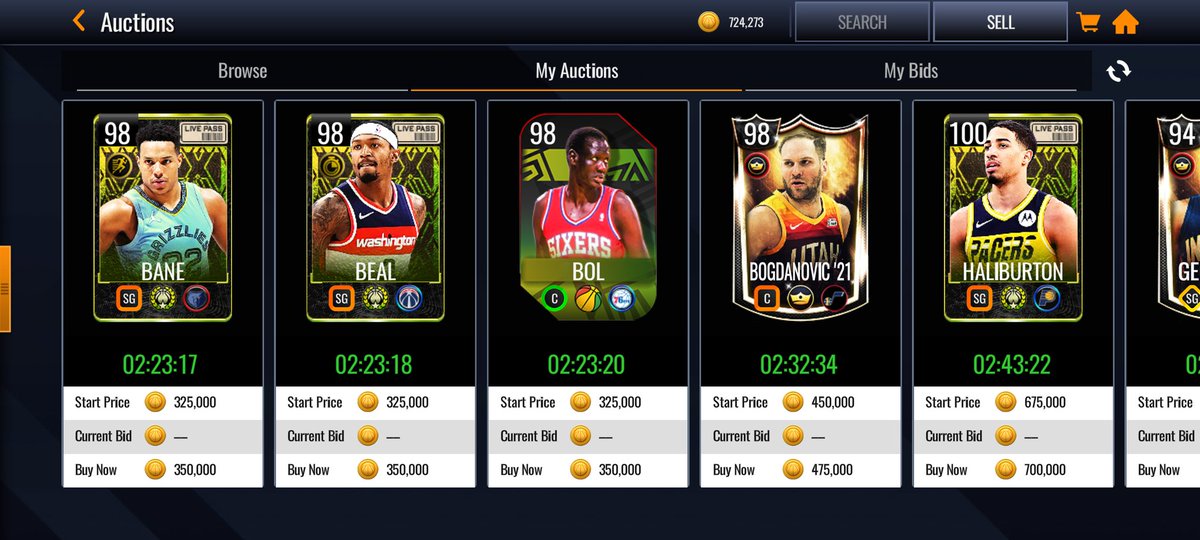 Kalebstevens6's tweet photo. @EASPORTSNBALM @NBALIVEMobile I have these up if anyone wants some cheap one. https://t.co/8UFcmBnPym