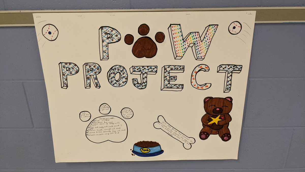 Our <a href="/MiddleCreekES/">Middle Creek ES</a> 4th graders are collecting items for rescued dogs and cats. Please donate if you can!