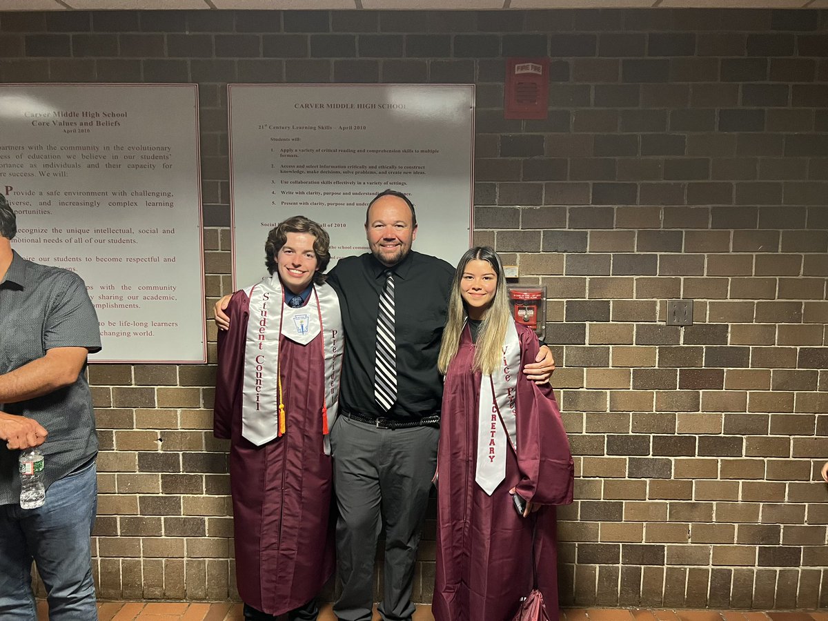 Chris Tresca (@chsstucoadvisor) on Twitter photo Congrats to graduating senior officers Jay And Isabella 👍 so proud of you both and follow your dreams <a href="/CarverHighStuco/">Carver StuCo</a> Congrats to graduating senior officers Jay And Isabella 👍 so proud of you both and follow your dreams <a href="/CarverHighStuco/">Carver StuCo</a>