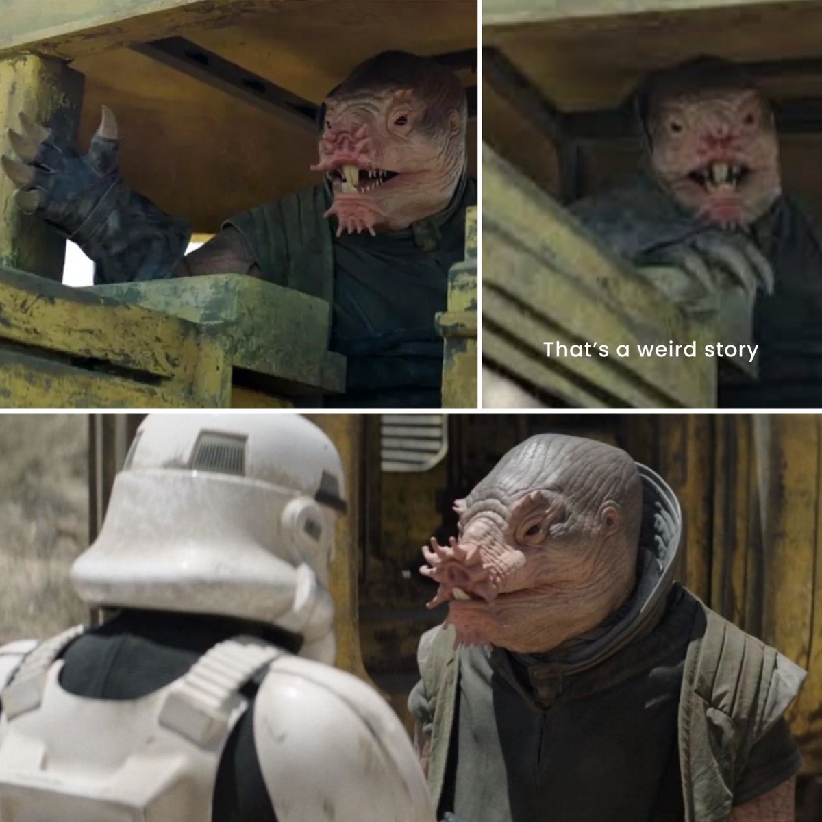 sourpunchsticks's tweet photo. Why was he so chaotic?! 😭#Freck #LittleLeia #Kenobi https://t.co/FIVHEYhTB7
