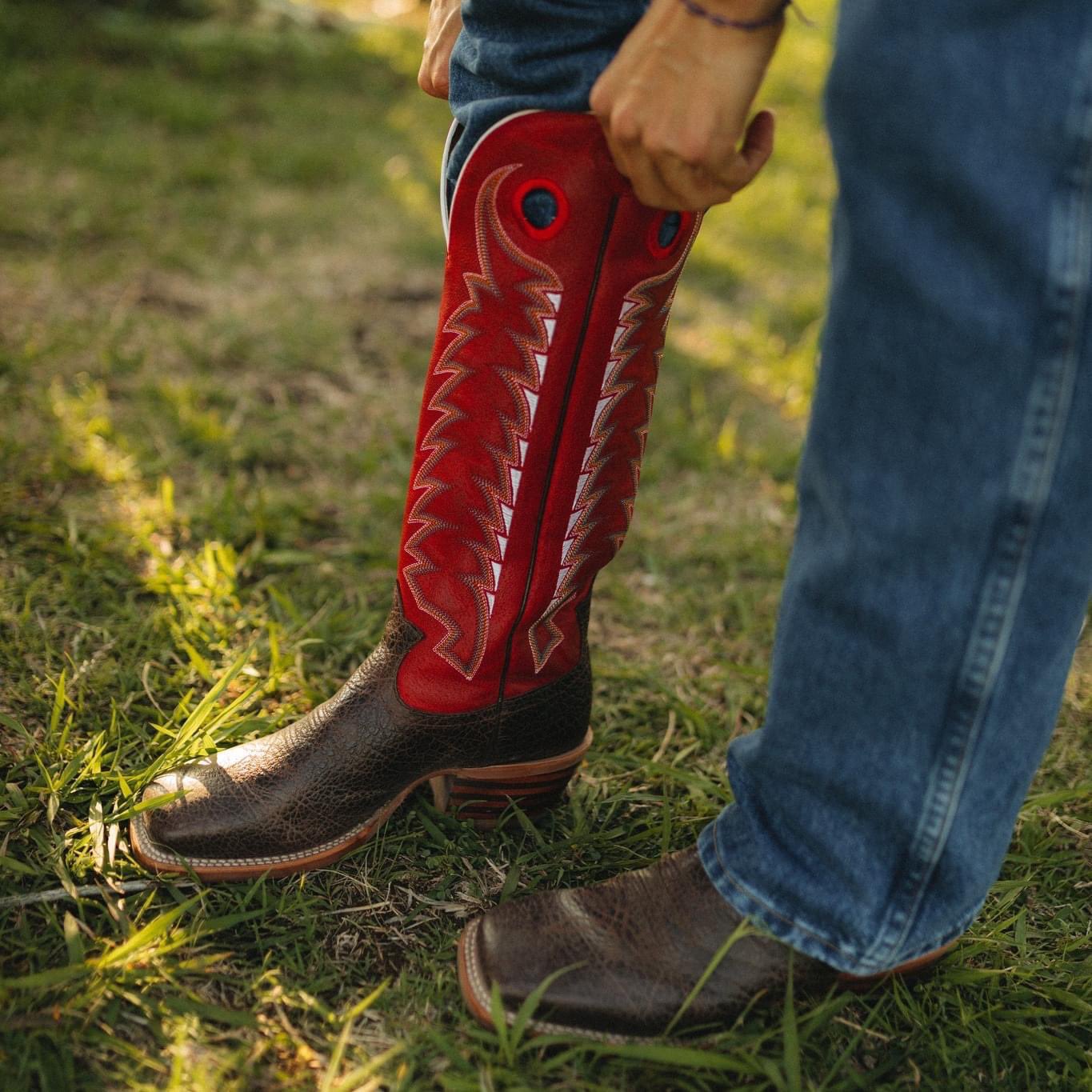 Tony lama outlet men's buckaroo boots
