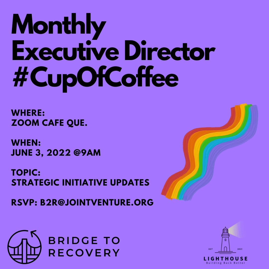 He’s baaaack! Another #CupOfCoffee as we kick off #Pride style. Updates on initiatives, #JEDI Partnership Breakfast and more! <a href="/JEDImindedQue/">Quency Phillips</a>  will continue to provide a place to chill, connect and sip. #Appropriately <a href="/JEDILighthouse/">Lighthouse SiliconValley</a>
