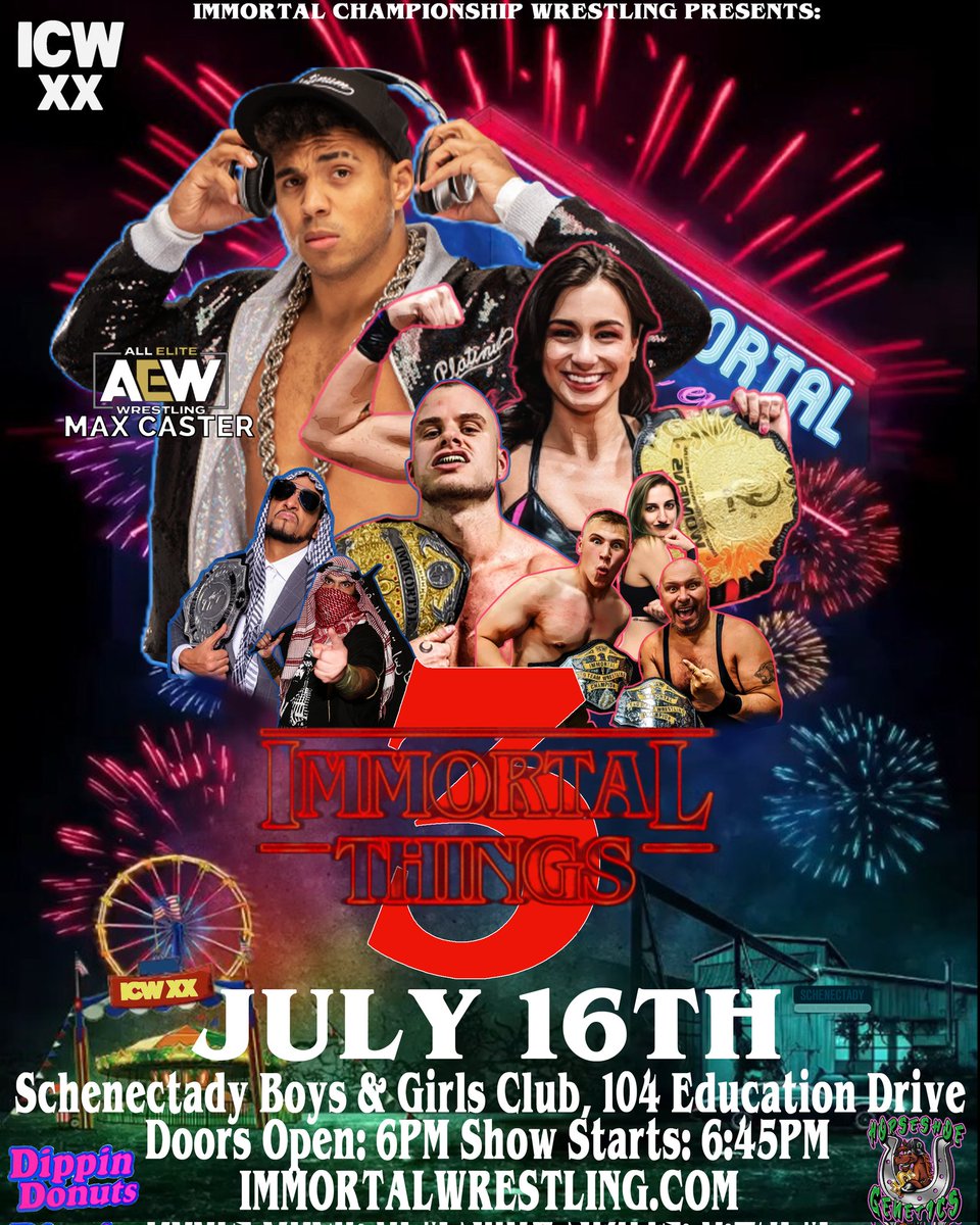 KaylaSparks247's tweet photo. Back in my hometown on July 16th! ๐ #SparksAreGonnaFly #ICWWomensChampion #TeamStetson #LetsGoooo @ImmortalCW https://t.co/eEzfO1HtOf