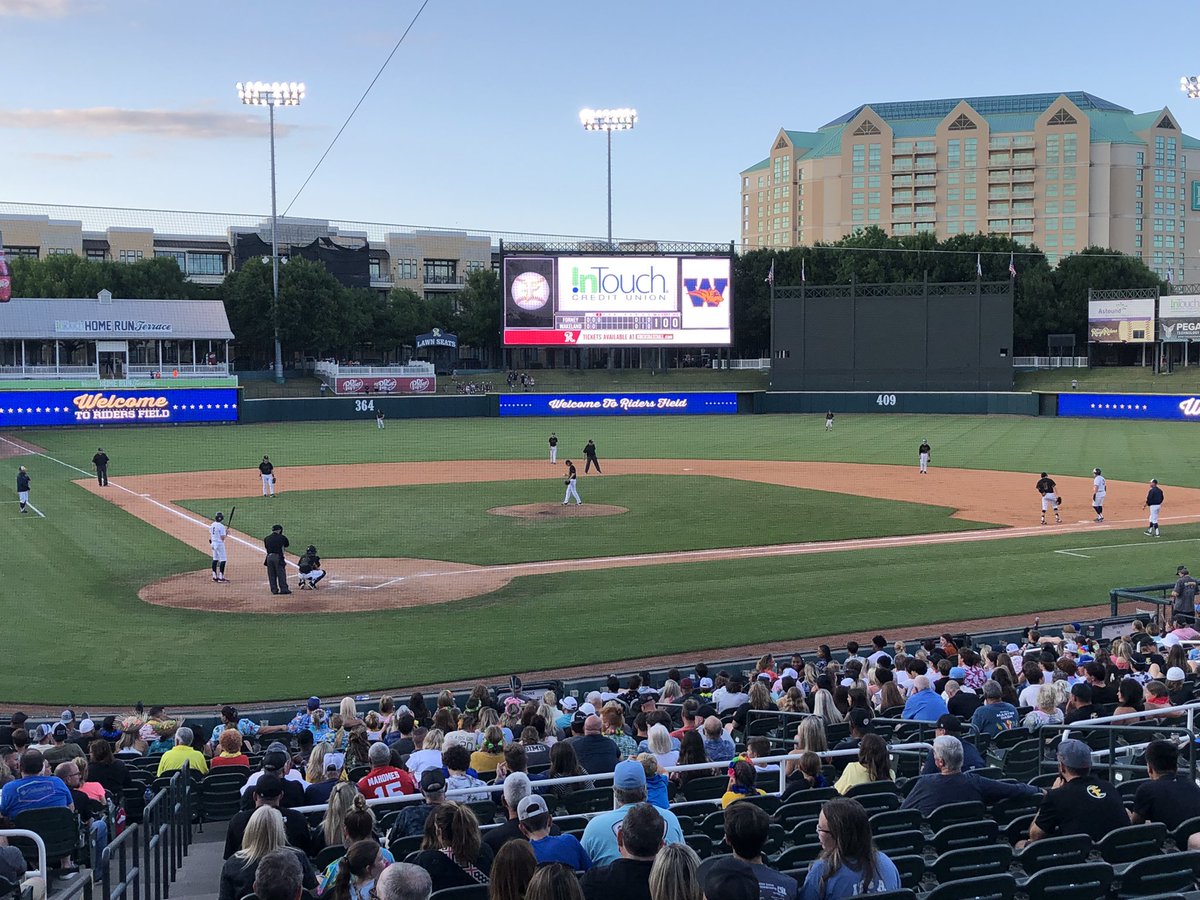 Awesome night for playoff baseball @ Riders Field. Go Jackrabbits! #forneyfamily #jackrabbits