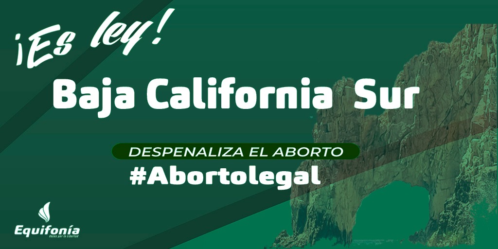 EquifoniaAC's tweet photo. 💜#Equifonia💚Continúan las buenas #noticias 😬, #BajaCaliforniaSur, es el noveno estado en garantizar el #derecho a decidir 👏🥳
#EsLey #EsLeyBCS https://t.co/1QSxukJ88y