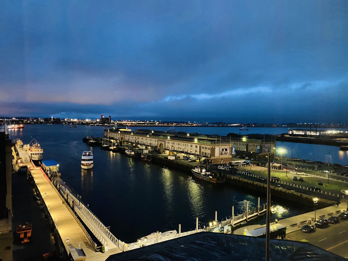 Every flight back to NYC cancelled tonight. But at least I got a nice view from the hotel.