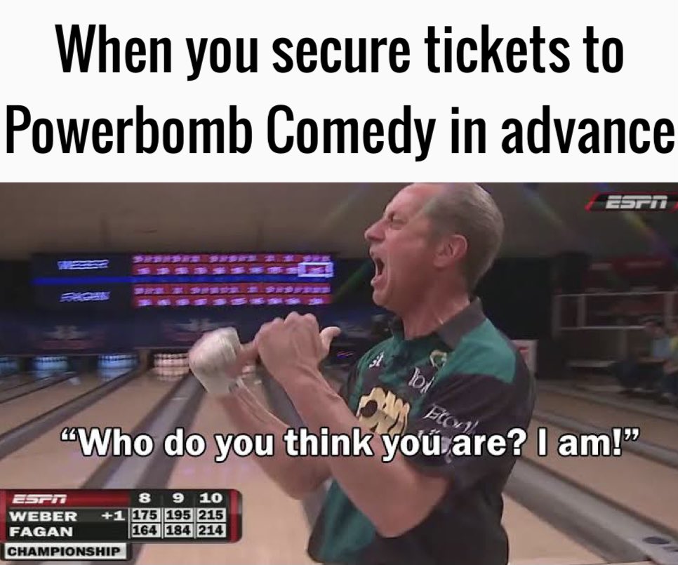 Powerbomb Comedy tweet media