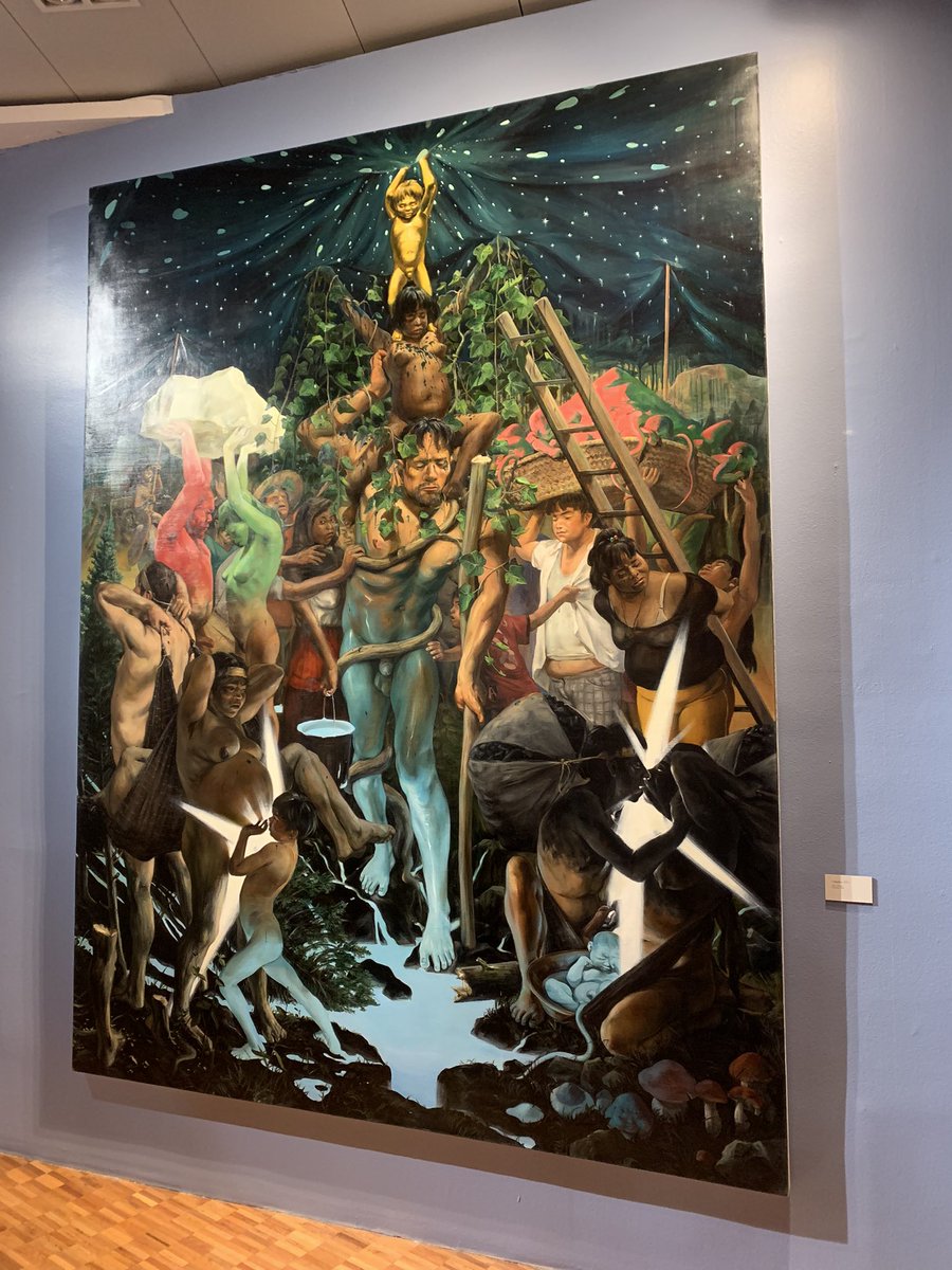 brendasalazargl's tweet photo. De “La Madre Pródiga” en el @MuseoCiudadMX #2008 a “Vértigos de mediodía” en @museoAmodernoMX #2022, un largo camino con #DanielLezama https://t.co/DtnXAfWaff