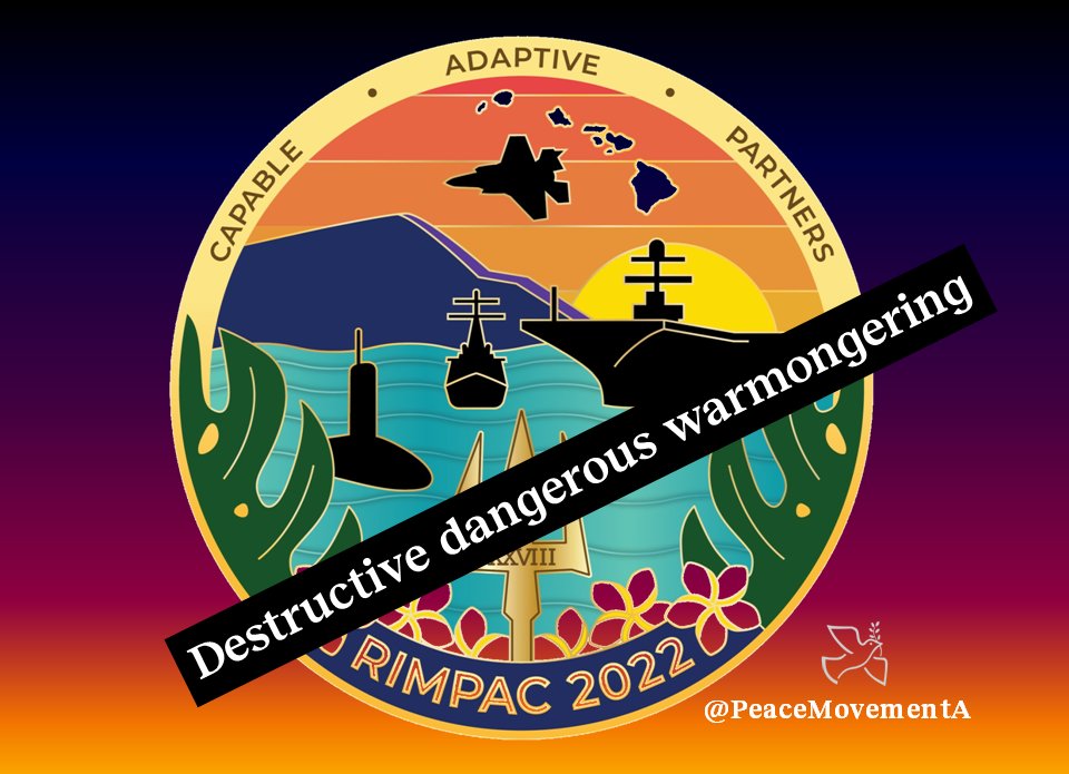 PeaceMovtAotearoa (@peacemovementa) on Twitter photo Time to end NZ's involvement in #RIMPAC 👉facebook.com/PeaceMovementA… #EndRIMPAC #DemilitarizeHawaii #DemilitarizeThePacific <a href="/talei_luscia/">Talei Luscia</a> <a href="/lotupasifika/">Pacific Conference of Churches</a> <a href="/CWSNZ/">CWS New Zealand</a> <a href="/AKPeaceAction/">AucklandPeaceAction</a> <a href="/JoeyTau/">Joey Tau</a> <a href="/MereTuilau/">🌴Merewalesi Tuilau 🥥🎶</a> <a href="/4disarmament/">Ministry for Disarmament</a> <a href="/emacase/">Emalani Case</a> <a href="/manucaddie/">Manu Caddie</a> <a href="/pacblueline/">Pacific Blue Line</a> <a href="/femlinkpacific/">femLINKpacific</a> <a href="/corafabros/">Corazon Valdez-Fabros</a> <a href="/pangmedia/">PANG</a> Time to end NZ's involvement in #RIMPAC 👉facebook.com/PeaceMovementA… #EndRIMPAC #DemilitarizeHawaii #DemilitarizeThePacific <a href="/talei_luscia/">Talei Luscia</a> <a href="/lotupasifika/">Pacific Conference of Churches</a> <a href="/CWSNZ/">CWS New Zealand</a> <a href="/AKPeaceAction/">AucklandPeaceAction</a> <a href="/JoeyTau/">Joey Tau</a> <a href="/MereTuilau/">🌴Merewalesi Tuilau 🥥🎶</a> <a href="/4disarmament/">Ministry for Disarmament</a> <a href="/emacase/">Emalani Case</a> <a href="/manucaddie/">Manu Caddie</a> <a href="/pacblueline/">Pacific Blue Line</a> <a href="/femlinkpacific/">femLINKpacific</a> <a href="/corafabros/">Corazon Valdez-Fabros</a> <a href="/pangmedia/">PANG</a>