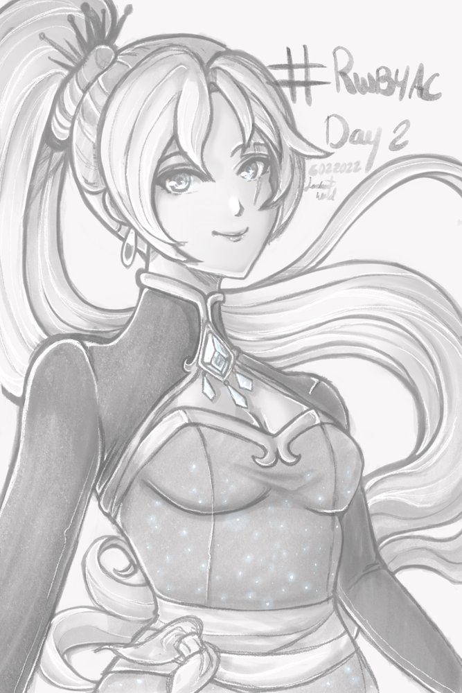 LambentWorld's tweet photo. Day 2 of #RWBYAC with doodle of Dust Princess #WeissSchnee
#RWBY #RoosterTeeth https://t.co/f3iDyEyifW