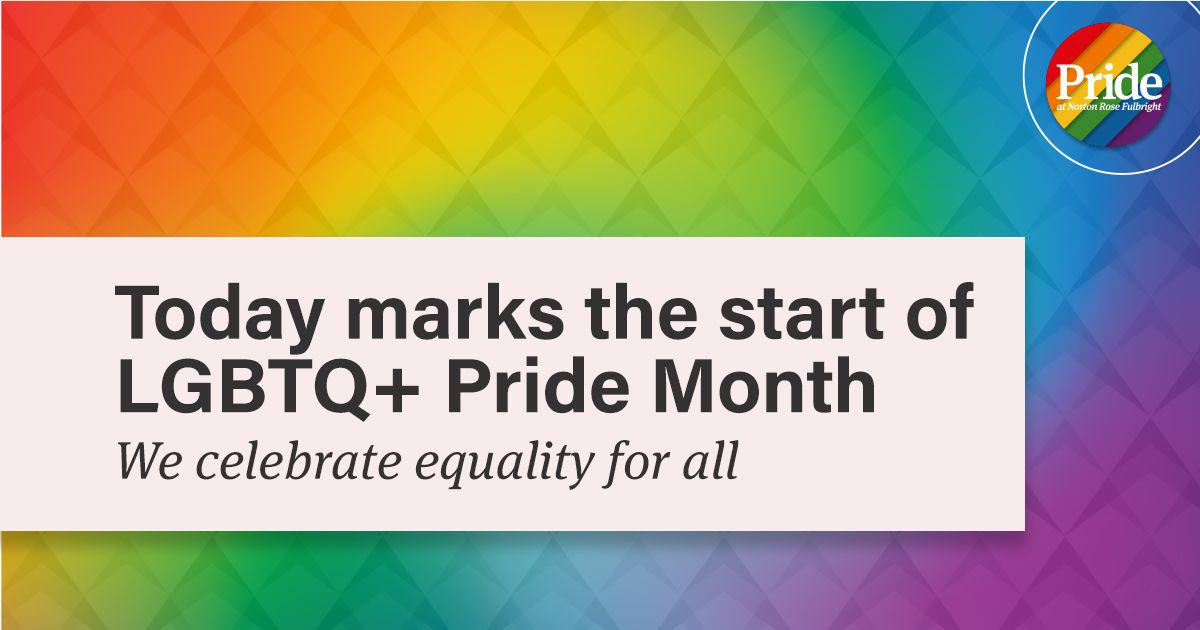 randycsutton's tweet photo. Norton Rose Fulbright celebrates pride month and equality for all. https://t.co/OG38euxqzi https://t.co/wBlacxv9of