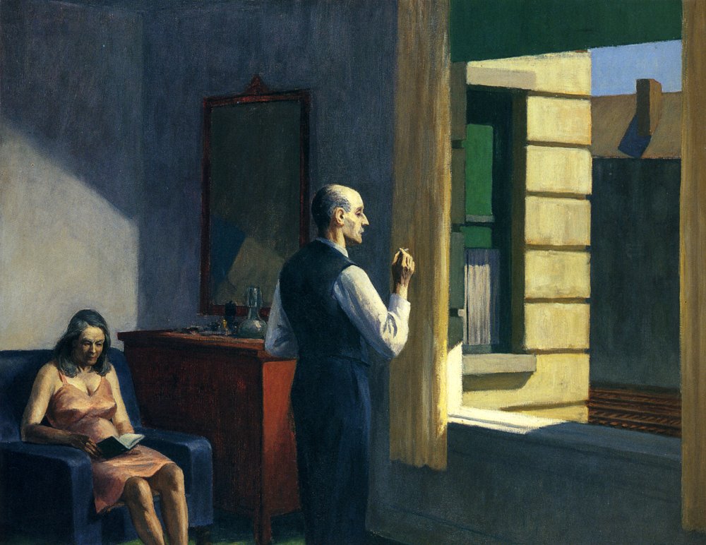 artisthopper's tweet photo. Hotel By A Railroad, 1952 #newrealism #edwardhopper https://t.co/gFJ2Dfa4AJ https://t.co/qrJhMn4YQI