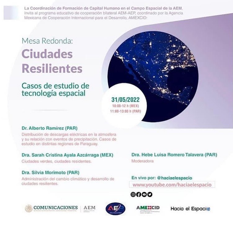 SilviaMorimoto's tweet photo. Gracias🙏@AEP_News por invitarnos a participar del evento CIUDADES VERDES Y RESILIETES 🙌 y contarles sobre el proyecto “Asunción Ciudad Verde de las Américas – Vías a la Sustentabilidad”, para fortalecer el área metropolitana de Asuncion - AMA #CiudadesSostenibles y #Resilientes https://t.co/b6zc32XzAF