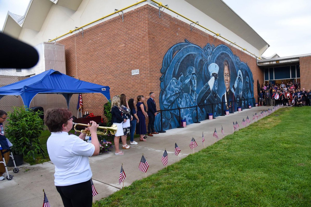 Poquessing Middle School’s 60th Anniversary Celebration and Salute To Veterans!  Cheers and Tears at the same time… #NeshaminySDProud