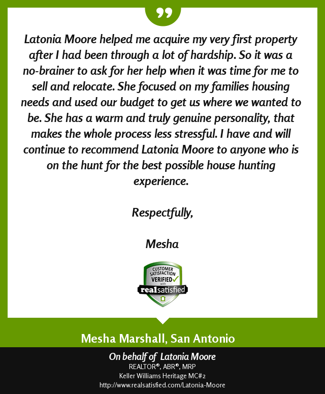 latoniamoore's tweet photo. Nothing feels quite like a satisfied client. https://t.co/8BnGSK76Rv via @realsatisfied https://t.co/nHswQFDmtu