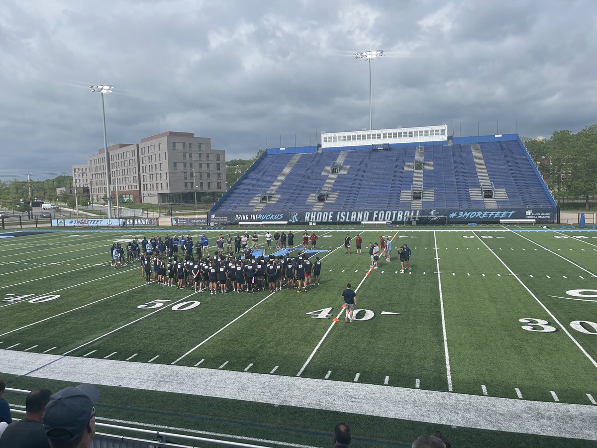 BKarmelek's tweet photo. Had a great time today at the URI camp and can’t wait to keep working all summer!! @CoachJCooper @CoachFlem @CoachFlanaganRI @CustaviousP https://t.co/peaZHQj591