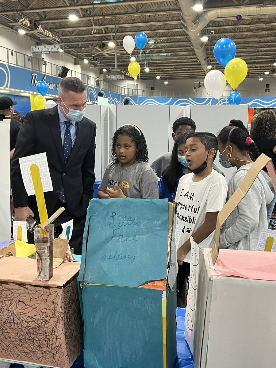 4th graders in <a href="/MrsVoorheesGr4/">Mrs. Voorhees</a> class showcased what <a href="/25Lafayette/">Lafayette Estates School #25</a> accomplished this year with DEI events and activities across grade levels and their Challenge Based Learning Project about Little Free Libraries 📚 They all did a great job 👏🏼 <a href="/Braunsdorf25/">Edward Braunsdorf</a> <a href="/WTSD_DEI/">WTSD DEI</a> <a href="/ms_whalen25/">MsWhalen25</a>