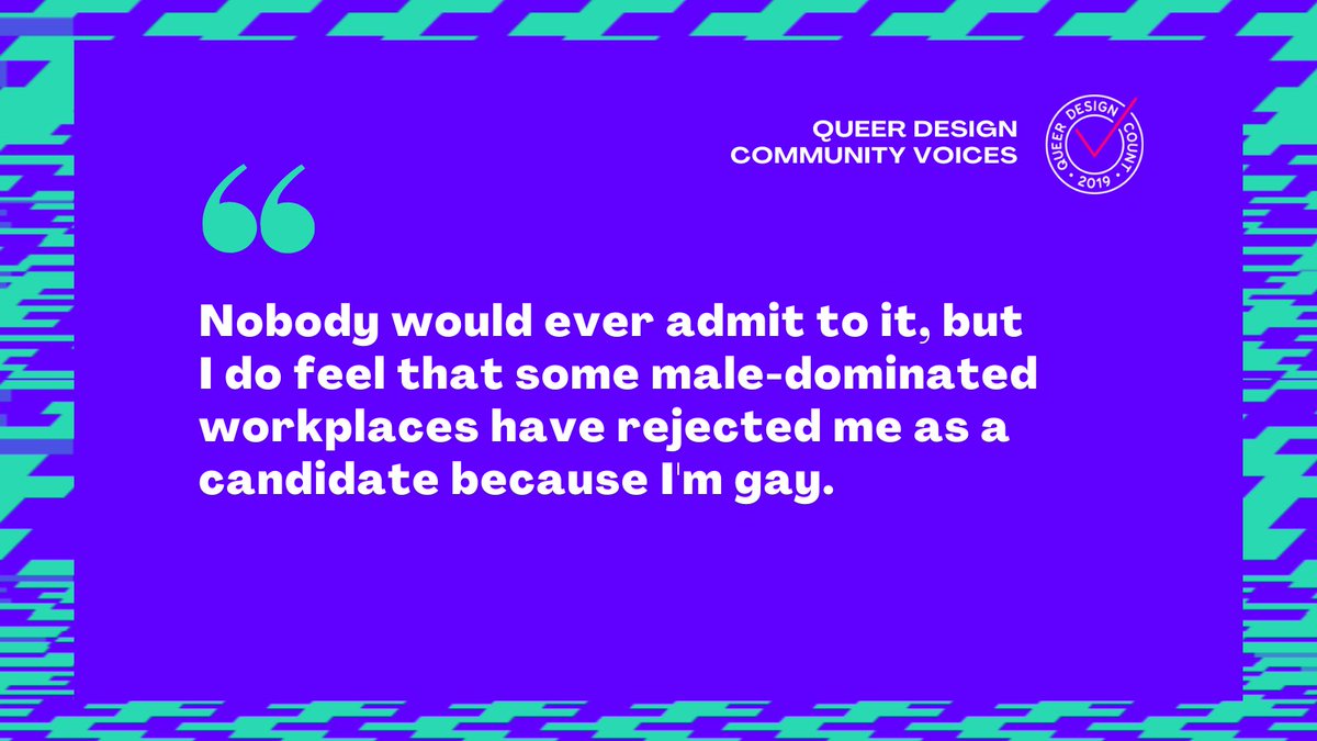 queerdesignclub's tweet photo. ๐ A very special happy Pride Month to the #QueerDesignClub community! Collectively, we want to reimagine a queerer future for the design industry โก๏ธ We've heard directly from designers about their experiences at work, highlighted in these quotes from our 2021 Queer Design Count. https://t.co/QY5tQFlr0s