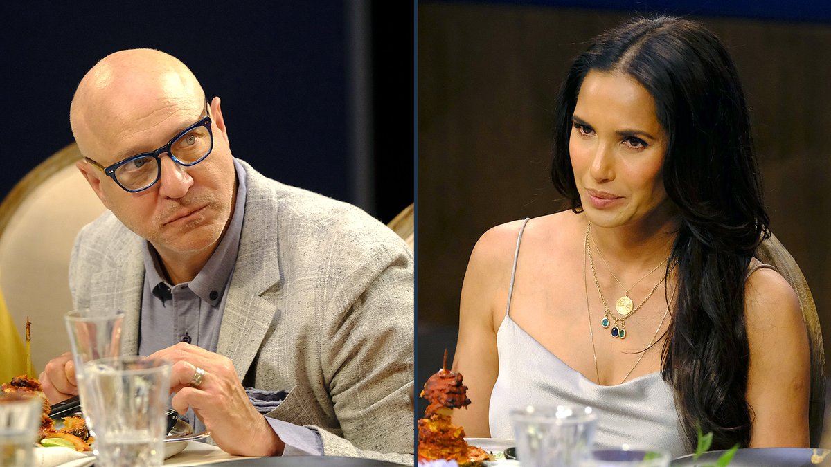 BravoTopChef's tweet photo. We're keeping it all in the family for tonight's extra special episode of #TopChefFamilyStyle featuring @tomcolicchio and @PadmaLakshmi, airing NOW on @bravotv! https://t.co/jITBz6M8Z9