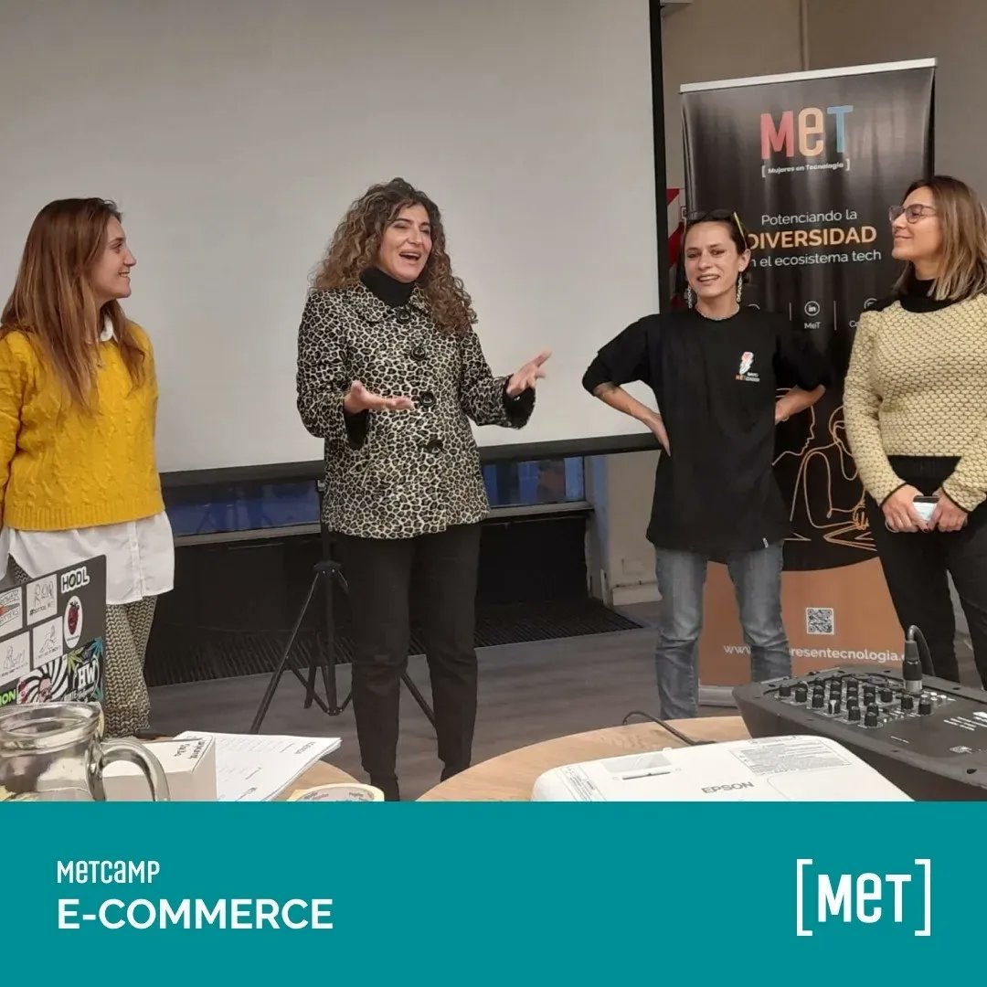 comunidadmet's tweet photo. ❤🔥 ¡Así de felices estamos con el lanzamiento del 𝗠𝗲𝗧𝗖𝗮𝗺𝗽 𝗘𝗰𝗼𝗺𝗺𝗲𝗿𝗰𝗲!
📍 Más de 150 inscriptas en esta primera edición. Gracias por sumarse y por participar del primer encuentro presencial en el #EspacioMujeresTec. https://t.co/XvO7e0KOJw