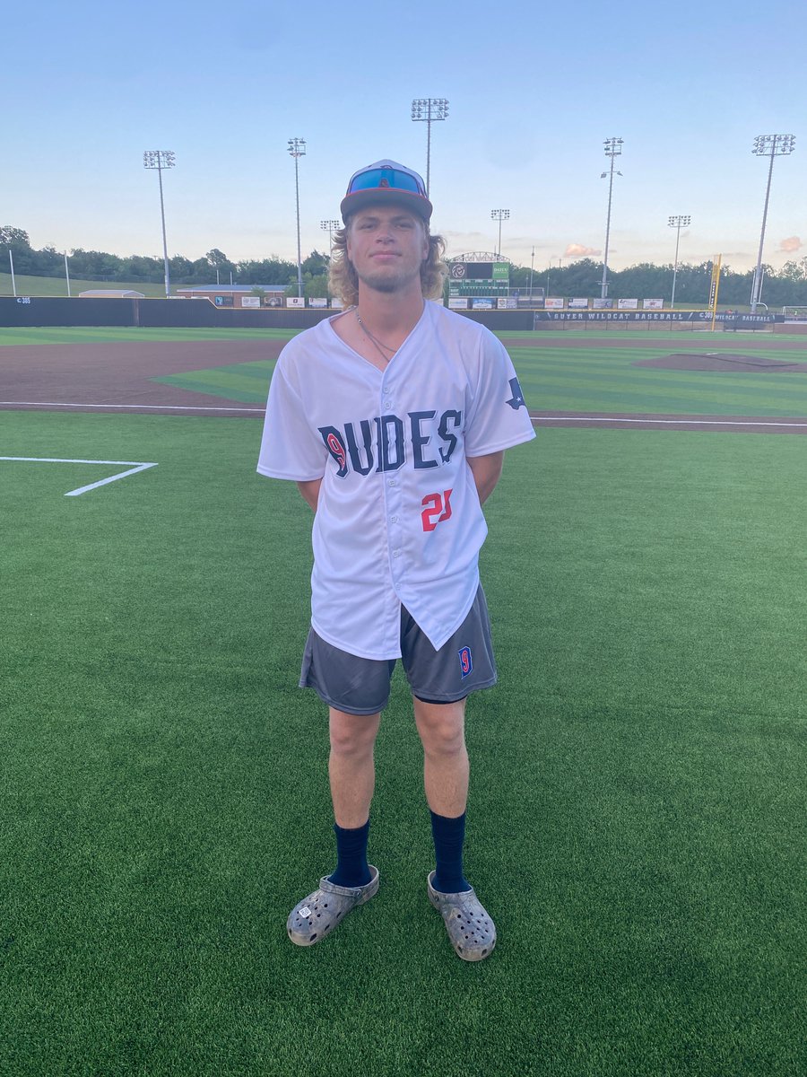 F: <a href="/9dudesbaseball/">9DudesBaseball</a> 2023 3, Texas A’s 2

PoG: <a href="/HaydenRoop/">Hayden Roop</a> 7IP, 1K, 2 BB

Notable: Tony Hernandez 1-3, 2B, RBI