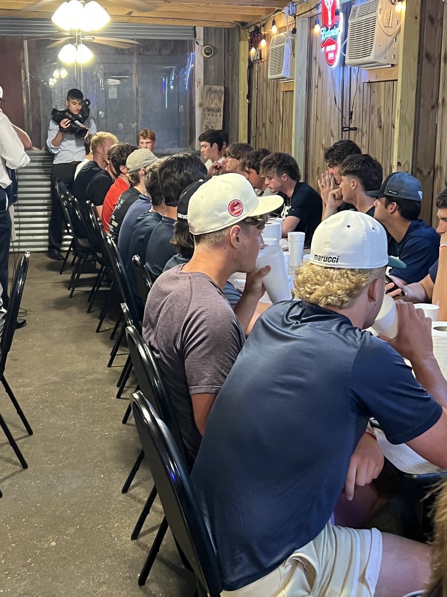 Thank you Joey Trappey and Crawfish City for hosting a championship celebration for the Rebels tonight. Tremendous support.