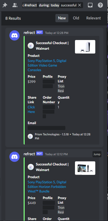 M0J0311's tweet photo. Thank you @RefractBot!! Also Thank you @NeFnF_ for all the help!
and Shout out to the best proxies in the game!! 
@TronProxies https://t.co/mhoAztms2d