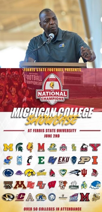 @MUCrusadersFB lead by Coach Haygood, were fortunate enough to be a part of one of the best college showcases in America. The Michigan College Showcase has some of the best high school talent & @MUCrusadersFB was proud to be a part of it. #CrusaderNation #RiseUp