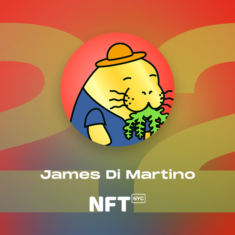 JamesDiMartino9's tweet photo. My speacker card is a #free #NFT to be minted at the #NFTNYC2022 conference. https://t.co/Yv9kB5Fbld