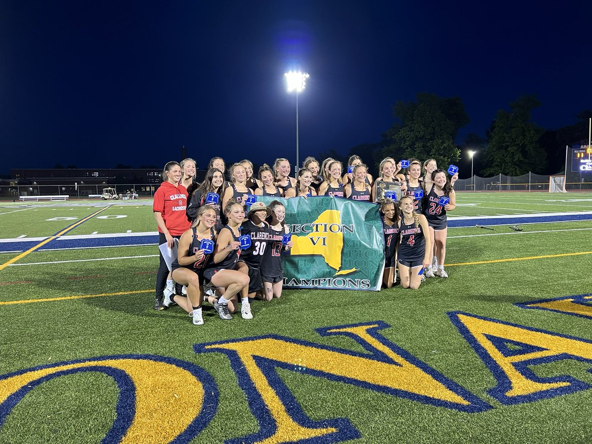 mmj5838's tweet photo. Your 2022 Class A @SectionVI girls lacrosse champions: @clarenceglax !! The Red Devils top @LancVarGirlsLax 13-11 in an electric title game https://t.co/GC49GBqKnP