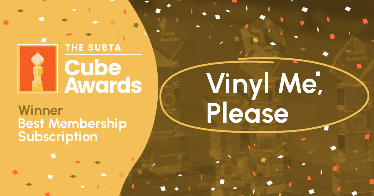 SUBTAstudios's tweet photo. 🏆 MEET YOUR 2022 SUBTA CUBE AWARDS WINNERS! 🏆

Congratulations to @nytimes, @gpigbox, @TrulyFreeHome, @VinylMePlease!

See the full list of winners below!👇 

https://t.co/49F8L6JfC8

#cubeawards #liveevent #subscriptions #subscriptionindustry #award https://t.co/FROYaCCFEk