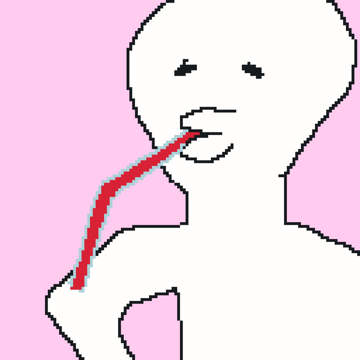 Ki_Nakamura_jp's tweet photo. Today's pixel art is "Right to be wrong vol.14".
One man said while sucking own blood with a straw.
"Take a look! I developed a completely self-sufficient system!!"
...WAHAHA!!
#RightToBeWrong
#pixelart
#NFT https://t.co/BRFU7q4db2