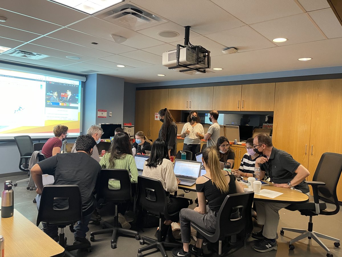 HumberOnline's tweet photo. Humber News team working relentlessly to bring you live updates on the 2022 Ontario Election. @humbercollege @HumberJSchool #humbervotes #onpoli #ONelxn #OntarioElection #ontariovotes https://t.co/EFsQw7ZHXL