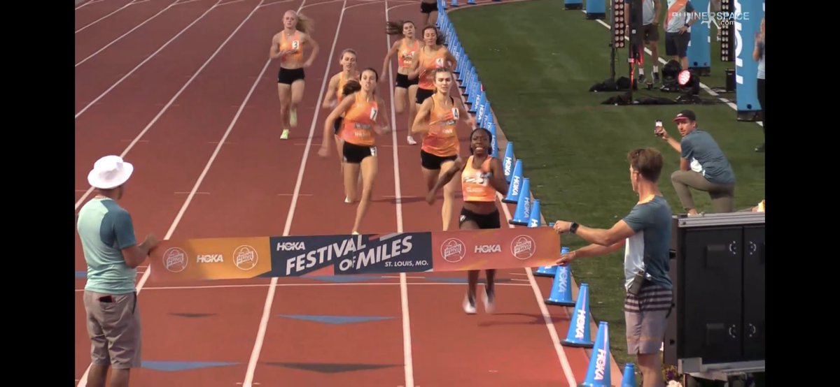 2:08.95! WOW 👀<a href="/BriannaRinn/">Brianna Rinn</a> 🧨at <a href="/hoka/">HOKA</a> Festival of Miles High School Girls 800m tonight in St. Louis. A post-season mark for the ages! 🐐🔥<a href="/lsw_track/">LSW Track & Field</a> #LSWXC
