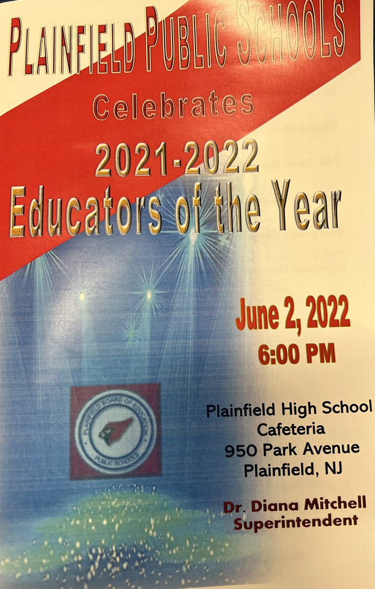 bethbadilla's tweet photo. #TEAMPPSD Red Carpet!  Celebrating our educators of the year and thanking all our educators—we love you!! @markawilliams52 @DmitchEdD @PlainfieldBOE @hrplainfieldnj @PEA_NJEA https://t.co/InSZhXDbWu