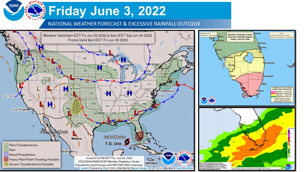 weather fronts map