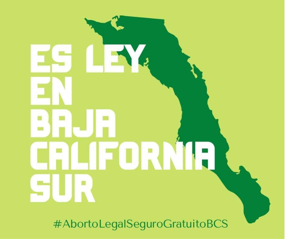 Con 16 votos a favor y 3 en contra el <a href="/BcsCongreso/">CongresoAhoraBCS</a>  de #BajaCaliforniaSur aprobó la interrupción legal del embarazo hasta las 12 semanas de gestación, con lo que es la 9a entidad en despenalizar el aborto