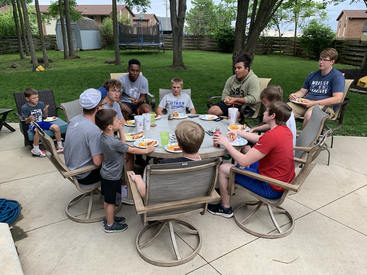 FBSpartans's tweet photo. Annual Accountability Draft…Great Kids…Great Perspective…Top Shelf Food…😎👊🏼 #TNT https://t.co/LVhZkmImzY