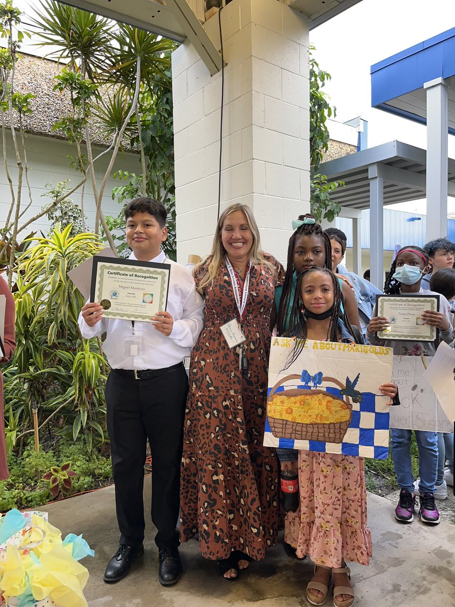 Teach954's tweet image. 5th Annual Global Scholars Showcase&amp;gt;Community Action Projects&amp;gt;Attucks 5K Raised $370 for Feeding South Florida, created gorgeous books on Our Pollinator Garden! #success #BlessedAndGrateful #Attucks @Eureka269 @HortUrban @AttucksMS @BCPSInnovates #GlobalScholars @CassandraAdder2