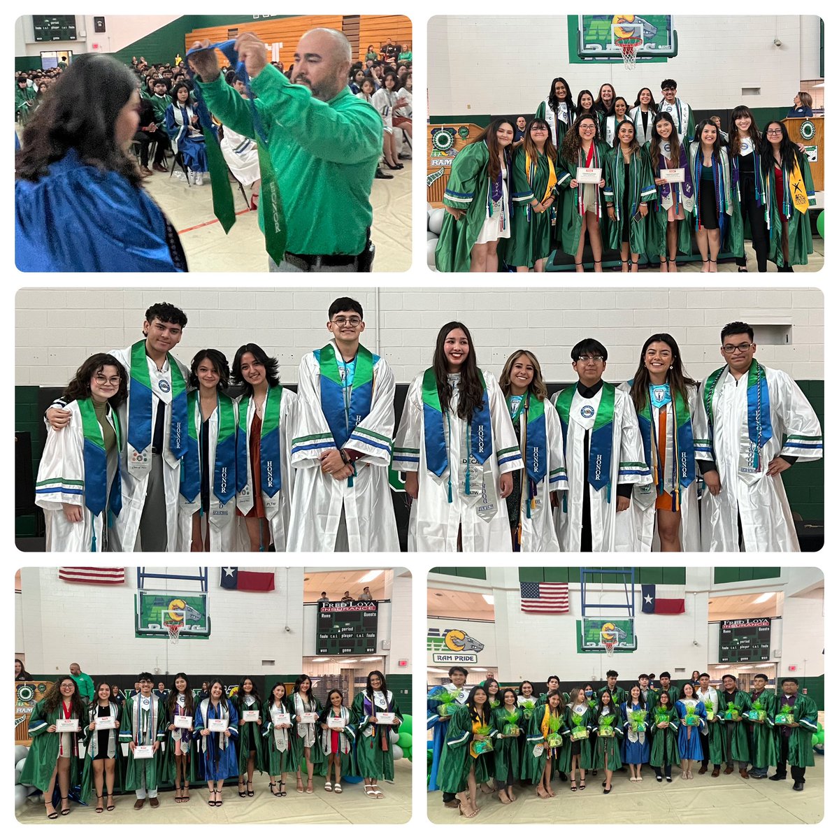 CounselRAMS_MHS's tweet photo. It’s true Class of ‘2022 is showing off their white, green & blue! 🤍💚💙 @MontwoodHS #SeniorAssembly #TeamSISD https://t.co/BOSlWSGsWM