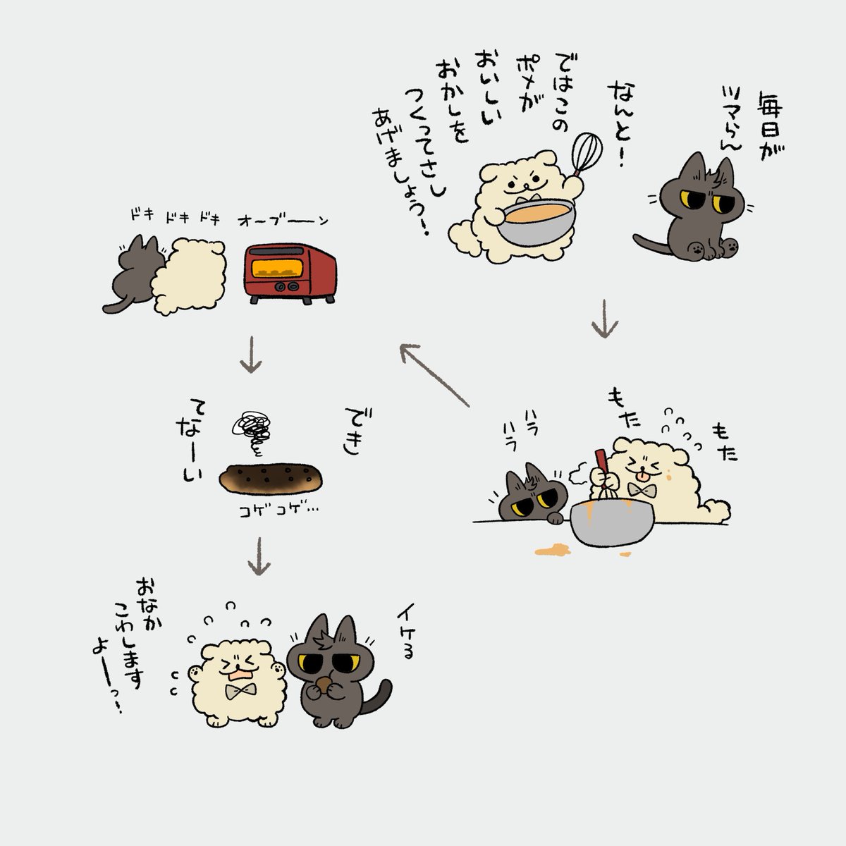 「🐶🐱 」|のべ子🐱シャム猫あずきさんのイラスト