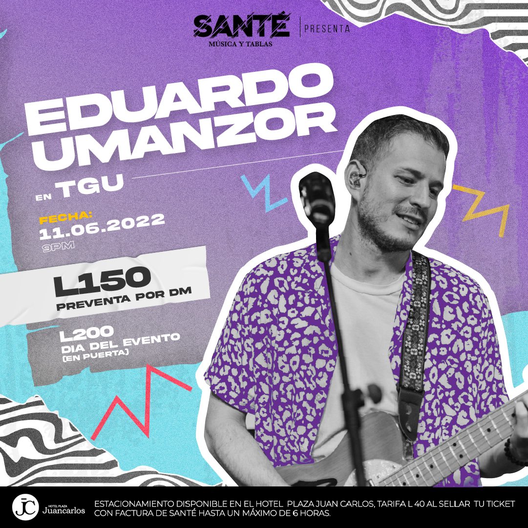 Amig@s de Tegus hace rato que no nos vemos así que nos vamos con la banda para <a href="/SanteTegus/">Santé Tegus</a> la próxima semana. Ojalá pueda ver a varios de ustedes por ahí 🙌🏻