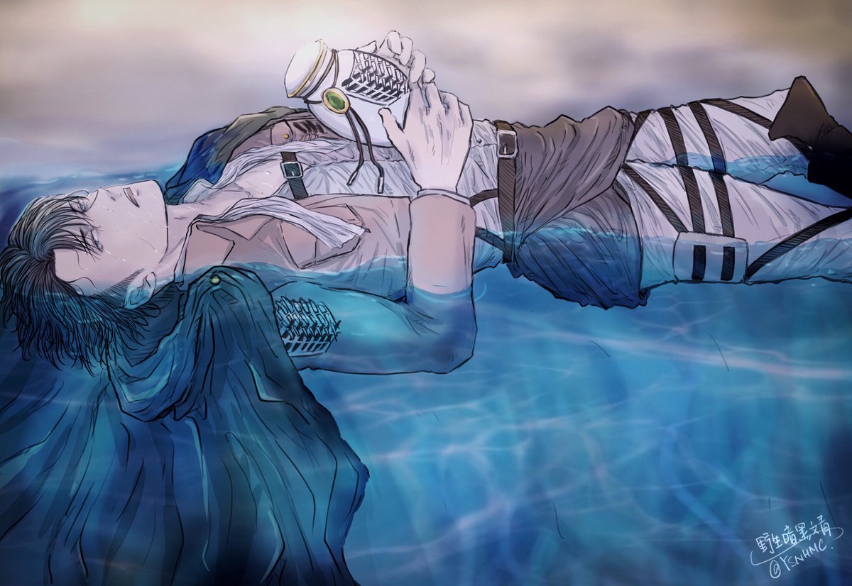 リヴァイ 「Old works for 'Midnight Sun'. 
#エルリ #eru」|野生暗黑文青のイラスト