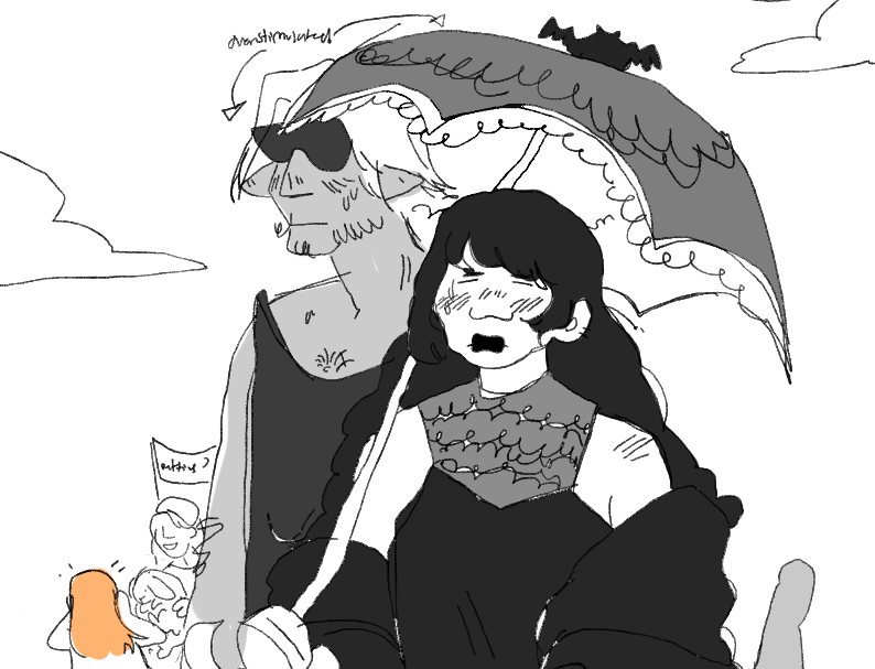 goes to the local arts alive pride fest and has a miserable time to chaperone his daughter and his daughters gf