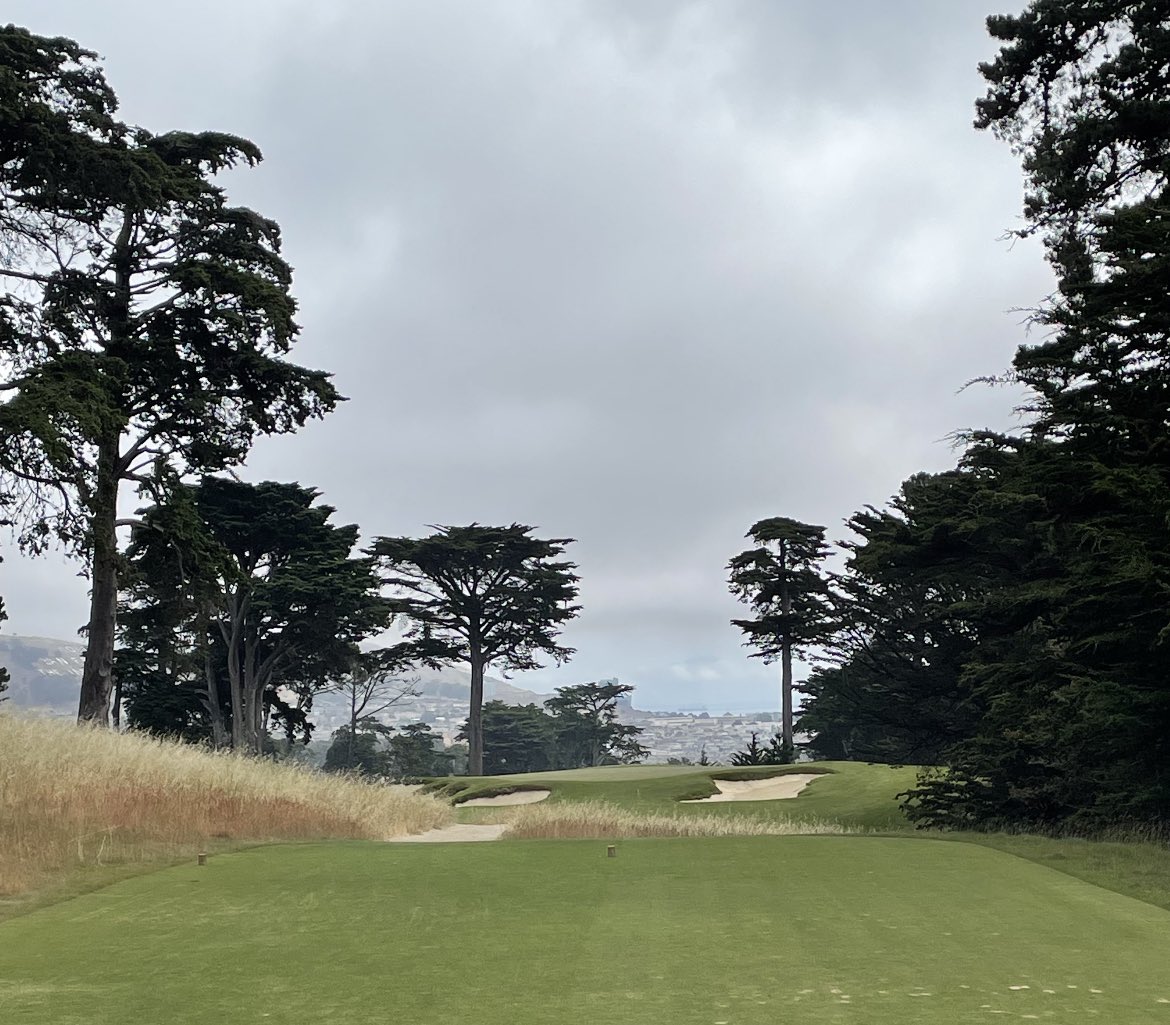 ULTIMATEGMAN's tweet photo. Day 9 Round 10 at The California Golf Club of San Francisco. Great way to finish the trip. Highlight of the day was Harry holing out for a 2 on 7th #calclub #whatatreat #golfingholiday #golfingfamily #homewardbound #TeamPING https://t.co/ySHmUijZBx
