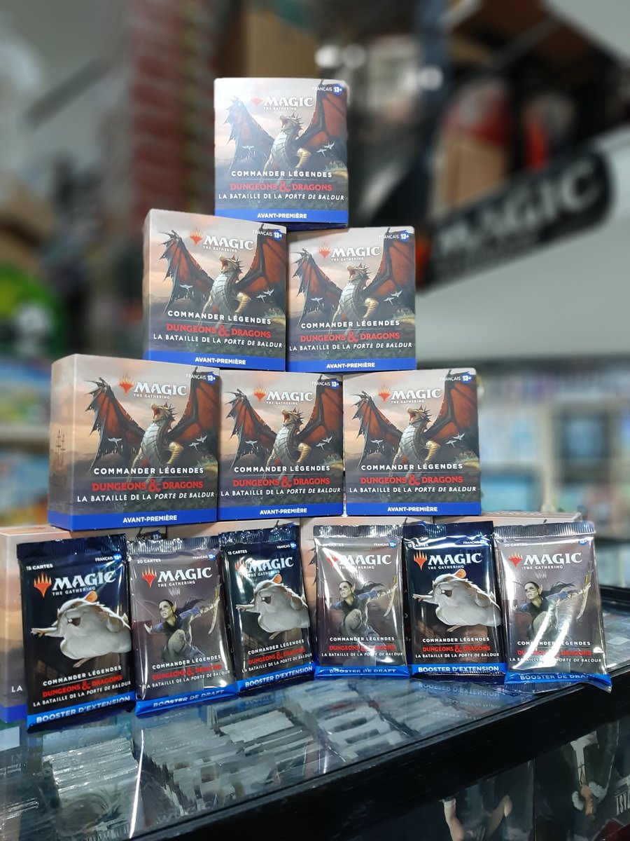 La semaine d'avant première #MTGBaldursGate commence aujourd'hui à la Crypte ! Les deux sessions du jour sont à 14h puis à 19h, venez nombreux pour découvrir le set !