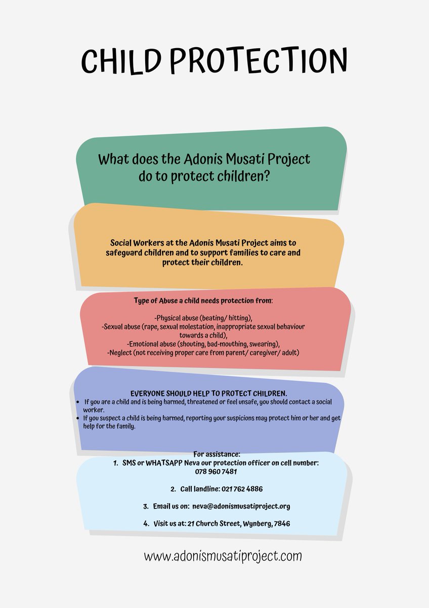 Child Protection Week 29 may - 05 June 2022 'Let us all Protect Children during Covid-19 and Beyond'