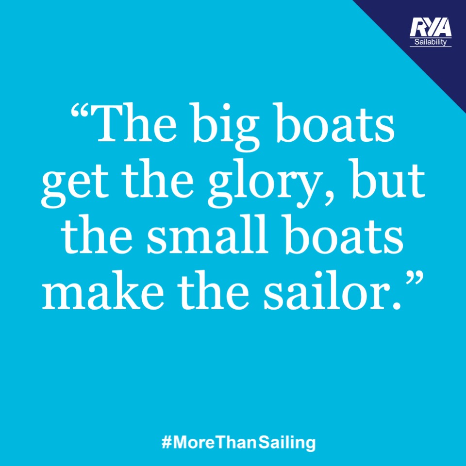 Regardless of what boat you sail...
Here's hoping you get out on the water this Jubilee Weekend! 🙌

Read more about the type of boats we use:
rya.org/o38W50Jj2IU

#MoreThanSailing
#Sailability 
#BankholidayVibes
#Jubilee