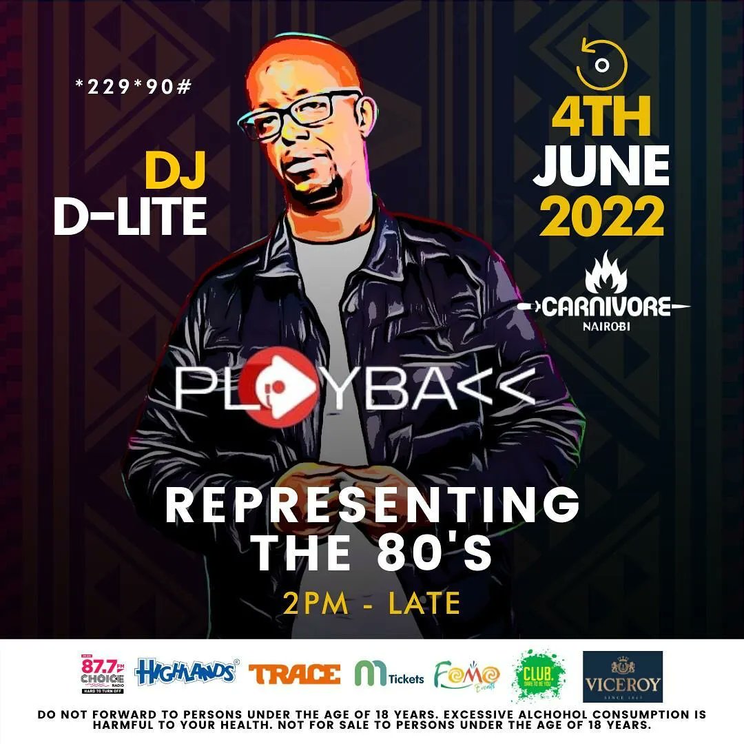 AdamMaina_'s tweet photo. ๐๐๐ฆ๐๐ข๐ข๐ข๐ข๐ข๐ข๐ข๐ข๐ข๐ข!! ๐ฅ
Old school music lovers tupatane @Fomo_ke's #PLAYBACK from 2PM at Carnivore.
๐Legendary DJs including @DjPinye & @JohnHBR will take us through musical decades of the 80s, 90s & 2000s.
TIX: https://t.co/sSt5OjhUST
#SoundtrackOfOurGeneration https://t.co/CDvQAonNKX